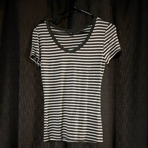 Brand New! Grey striped T-Shirt